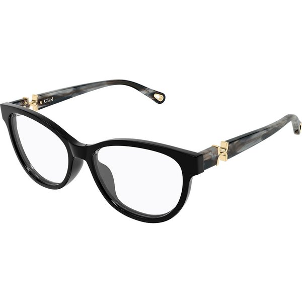 Chloé CH0411OL Asian Fit 001 Women’s Eyeglasses Black Size 51 - Blue Light Block Available