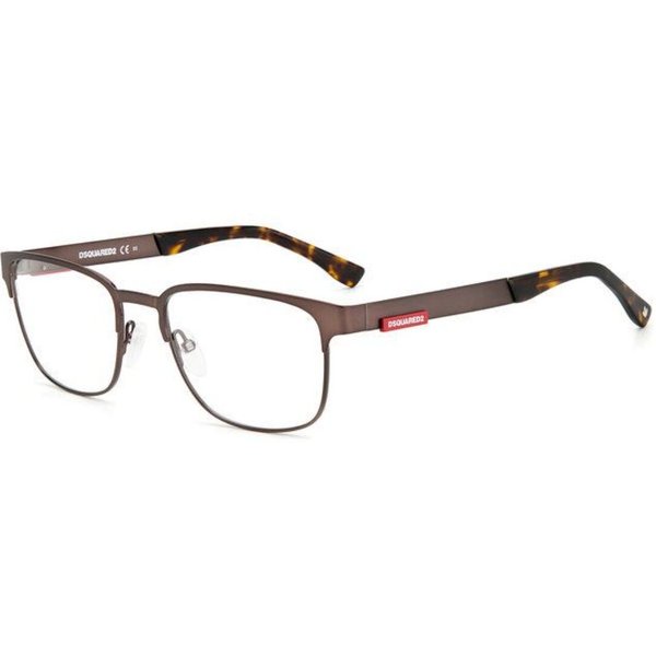 Dsquared2 D2 0005 HGC Men's Eyeglasses Brown Size 54 - Blue Light Block Available