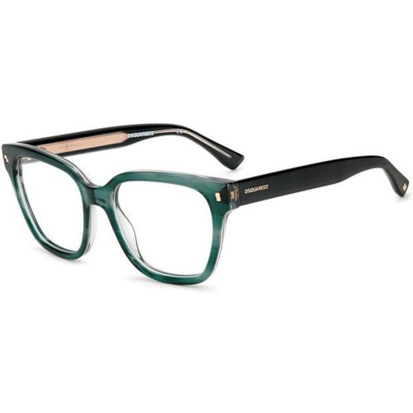 Dsquared2 D2 0025 M5C Women’s Eyeglasses Green Size 51 - Blue Light Block Available