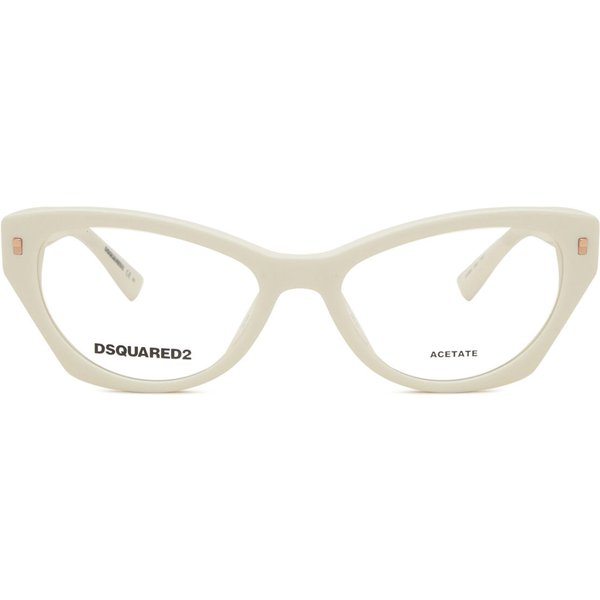 Dsquared2 D2 0043 SZJ Women’s Eyeglasses White Size 54 - Blue Light Block Available