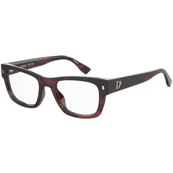 Dsquared2 D2 0044 573 Women’s Eyeglasses Red Size 51 - Blue Light Block Available