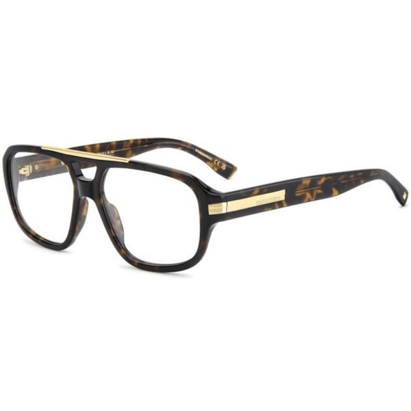 Dsquared2 D2 0199 086 Men's Eyeglasses Size 56 - Blue Light Block Available