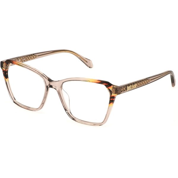 Just Cavalli VJC048 7T1Y Women’s Eyeglasses Brown Size 54 - Blue Light Block Available
