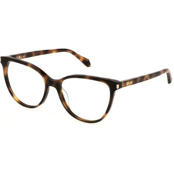 Just Cavalli VJC052 09AJ Women’s Eyeglasses Tortoiseshell Size 55 - Blue Light Block Available