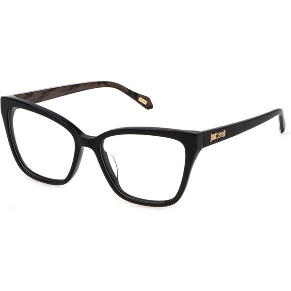 Just Cavalli VJC081 0700 Women’s Eyeglasses Black Size 54 - Blue Light Block Available