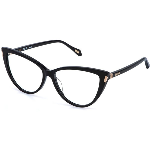 Just Cavalli VJC126 0700 Women’s Eyeglasses Black Size 57 - Blue Light Block Available