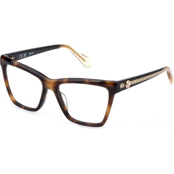 Just Cavalli VJC131V 09AJ Women’s Eyeglasses Tortoiseshell Size 54 - Blue Light Block Available