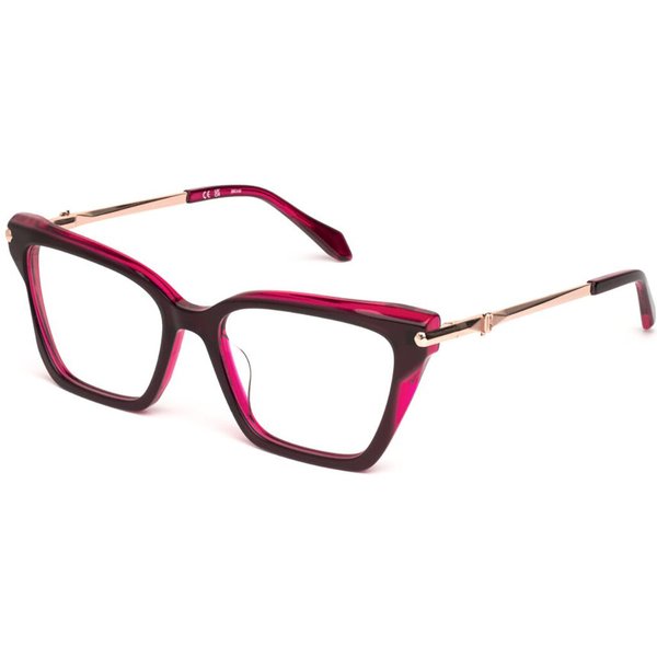 Just Cavalli VJC123 09YQ Women’s Eyeglasses Pink Size 53 - Blue Light Block Available