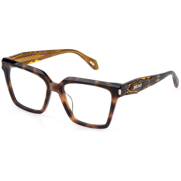 Just Cavalli VJC156 09AJ Women’s Eyeglasses Tortoiseshell Size 53 - Blue Light Block Available