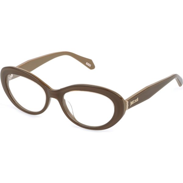 Just Cavalli VJC163 09HT Women’s Eyeglasses Brown Size 54 - Blue Light Block Available
