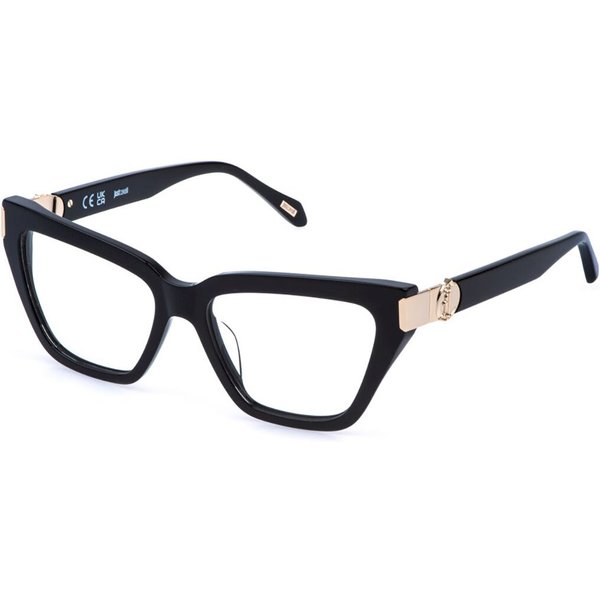 Just Cavalli VJC162 0700 Women’s Eyeglasses Black Size 54 - Blue Light Block Available