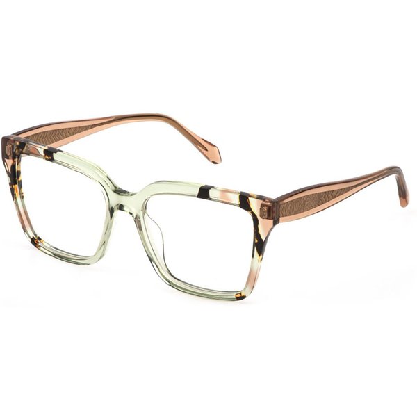 Just Cavalli VJC185V 0M40 Women’s Eyeglasses Green Size 53 - Blue Light Block Available