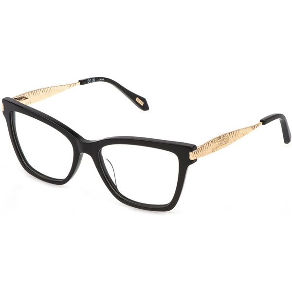Just Cavalli VJC190 0700 Women’s Eyeglasses Black Size 54 - Blue Light Block Available