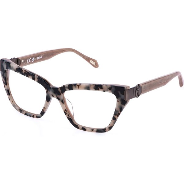 Just Cavalli VJC162 07HG Women’s Eyeglasses Tortoiseshell Size 54 - Blue Light Block Available