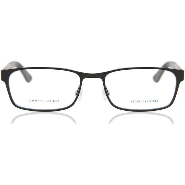 Tommy Hilfiger TH 1479 807 Men's Eyeglasses Black Size 54 - Blue Light Block Available