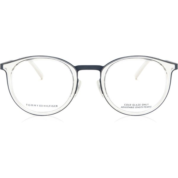 Tommy Hilfiger TH 1845 900 Men's Eyeglasses Blue Size 49 - Blue Light Block Available