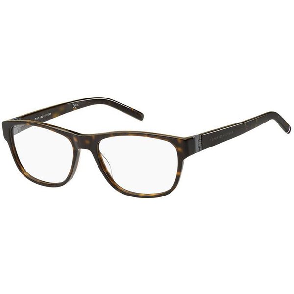 Tommy Hilfiger TH 1872 086 Men's Eyeglasses Tortoiseshell Size 56 - Blue Light Block Available