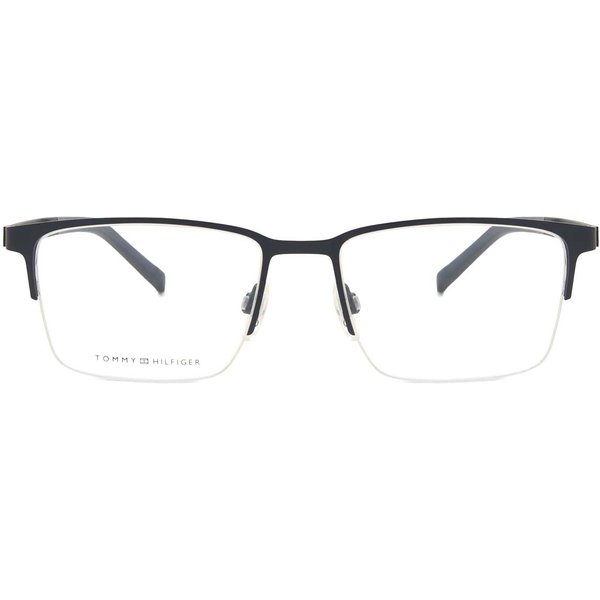 Tommy Hilfiger TH 1917 FLL Men's Eyeglasses Blue Size 54 - Blue Light Block Available