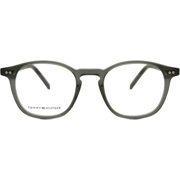 Tommy Hilfiger TH 1941 1ED Men's Eyeglasses Green Size 48 - Blue Light Block Available