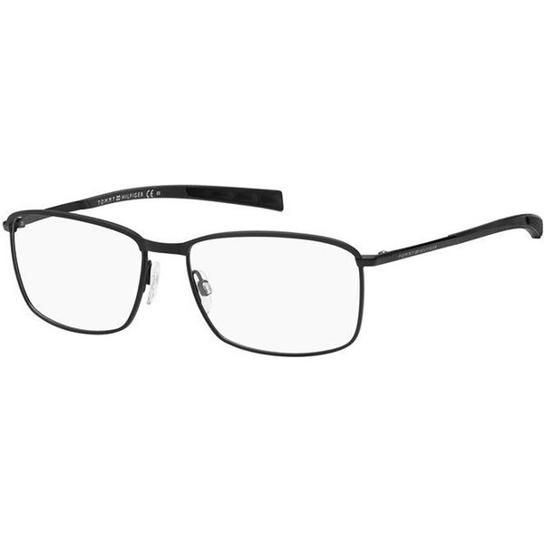 Tommy Hilfiger TH 1954 003 Men's Eyeglasses Black Size 56 - Blue Light Block Available