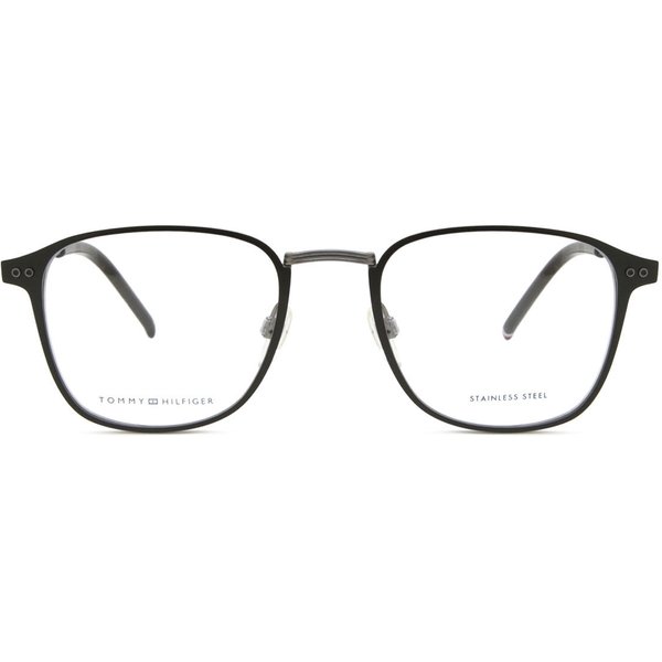 Tommy Hilfiger TH 2028 003 Men's Eyeglasses Black Size 52 - Blue Light Block Available
