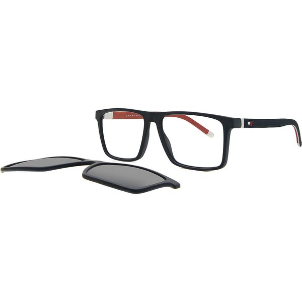 Tommy Hilfiger TH 2086/CS With Clip-On FLL サングラス - 男性用 - 青