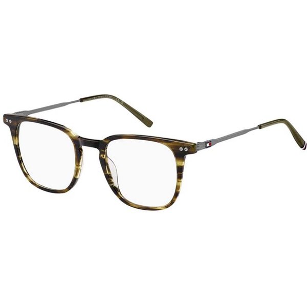 Tommy Hilfiger TH 2137 EX4 Men's Eyeglasses Brown Size 50 - Blue Light Block Available