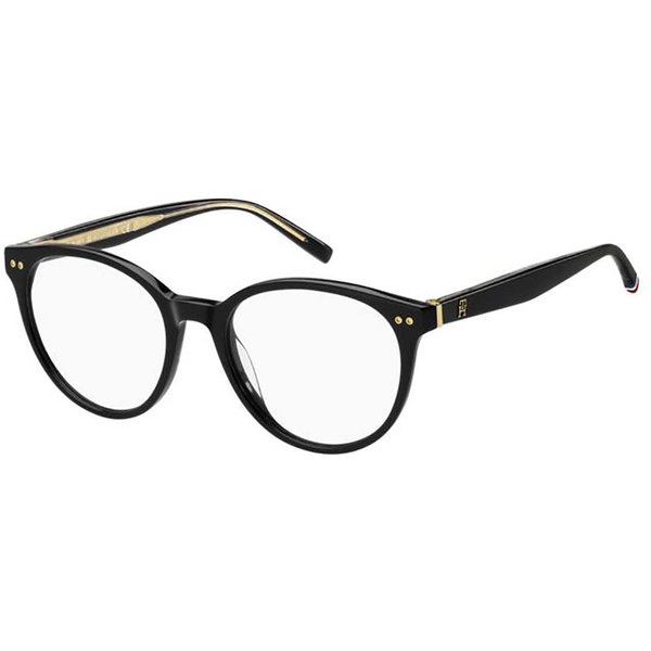 Tommy Hilfiger TH 2215 807 Women’s Eyeglasses Black Size 52 - Blue Light Block Available