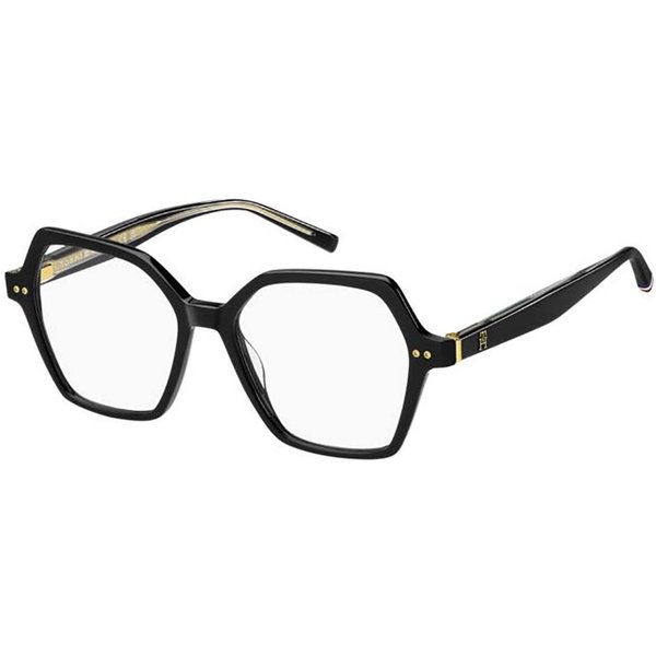 Tommy Hilfiger TH 2216 807 Women’s Eyeglasses Black Size 51 - Blue Light Block Available