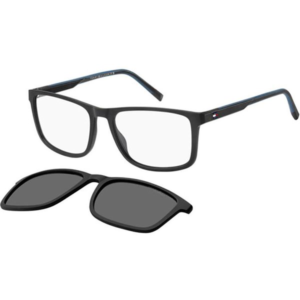 Tommy Hilfiger TH 2281/C With Clip-On ETJ/M9 サングラス - 男性用 - 黒
