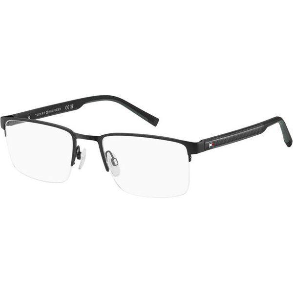 Tommy Hilfiger TH 2316 003 Men's Eyeglasses Black Size 55 - Blue Light Block Available