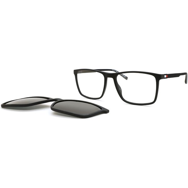 Tommy Hilfiger TH 2320/C With Clip-On 807/M9 サングラス - 男性用 - 黒