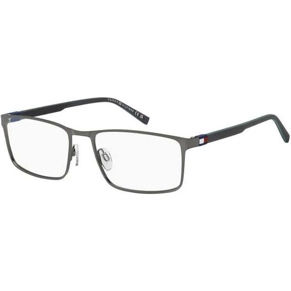 Tommy Hilfiger TH 2321 R80 Men's Eyeglasses Grey Size 58 - Blue Light Block Available