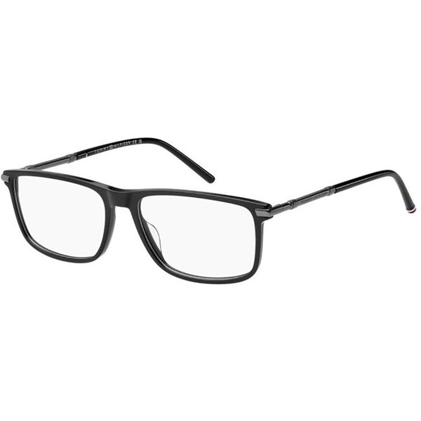 Tommy Hilfiger TH 2332 807 Men's Eyeglasses Black Size 55 - Blue Light Block Available