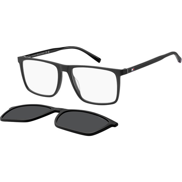Tommy Hilfiger TH 2391/C With Clip-On 003/M9 Men's Eyeglasses Size 56 - Blue Light Block Available
