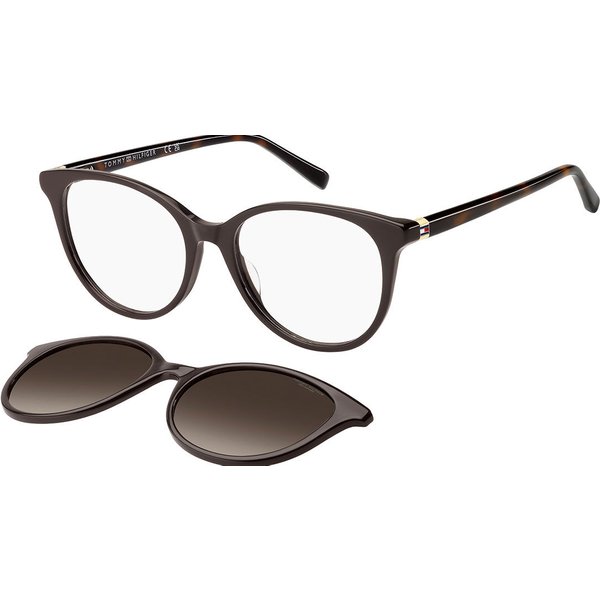 Tommy Hilfiger TH 2395/C With Clip-On 09Q/LA Women’s Eyeglasses Size 52 - Blue Light Block Available