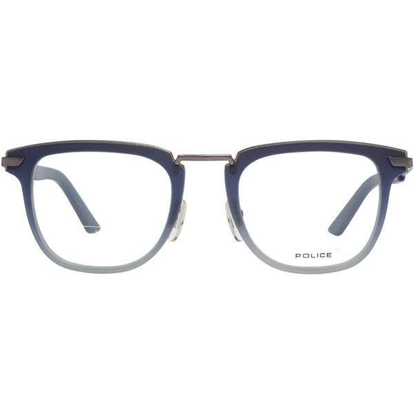 Police VPL566 HALO 5 0627 Men's Eyeglasses Grey Size 48 - Blue Light Block Available