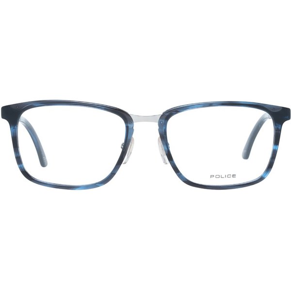 Police VPL684 9N4M Men's Eyeglasses Blue Size 52 - Blue Light Block Available