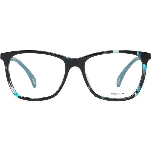 Police VPL630 0AE8 Men's Eyeglasses Black Size 53 - Blue Light Block Available