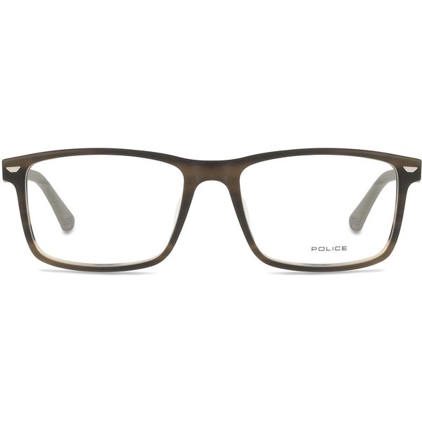 Police VPLF74 BEYOND LITE 3 N98M Men's Eyeglasses Tortoiseshell Size 54 - Blue Light Block Available
