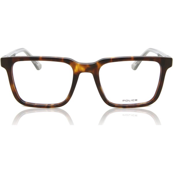 Police VPLF76 OCEAN 3 04BL Men's Eyeglasses Tortoiseshell Size 51 - Blue Light Block Available