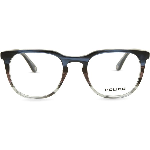 Police VPLL70 ORIGINS 58 0GBL Men's Eyeglasses Grey Size 50 - Blue Light Block Available