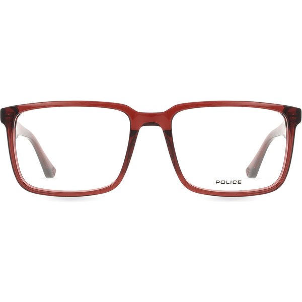 Police VPLN17 ORIGINS LITE 22 0V64 Men's Eyeglasses Red Size 54 - Blue Light Block Available