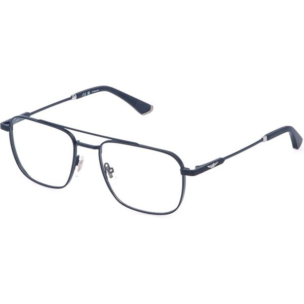Police VPLQ75 ORIGINS TITAN 2 0L63 Men's Eyeglasses Blue Size 54 - Blue Light Block Available
