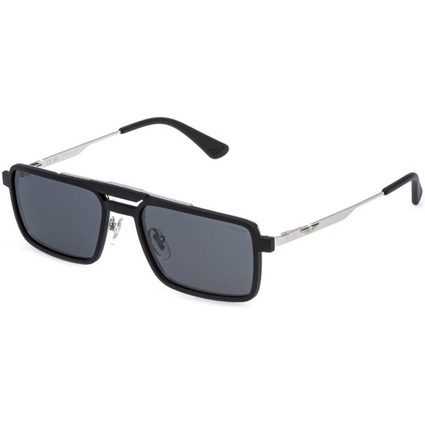 Police UPLR61 ORIGINS LITE 38 With Clip-On 579P Men's Eyeglasses Size 55 - Blue Light Block Available
