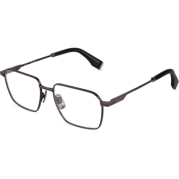 Police VPLU65 MERCURY LITE 3 0672 Men's Eyeglasses Gunmetal Size 54 - Blue Light Block Available