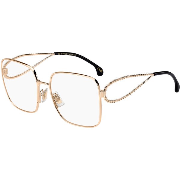 Etro 0073 000/99 Women’s Eyeglasses Gold Size 58 - Blue Light Block Available