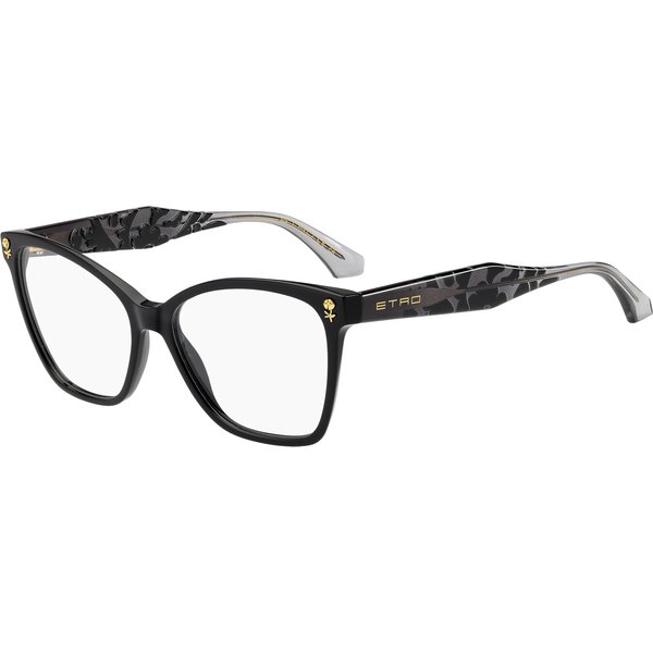 Etro 0129 807 Women’s Eyeglasses Black Size 55 - Blue Light Block Available