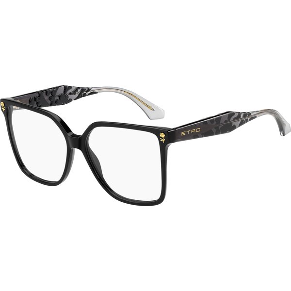 Etro 0130 807 Women’s Eyeglasses Black Size 55 - Blue Light Block Available