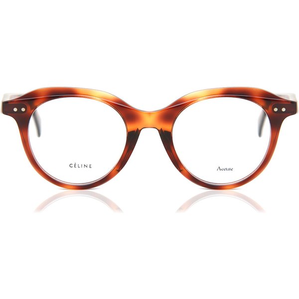 Celine CL41458 086 Women’s Eyeglasses Tortoiseshell Size 45 - Blue Light Block Available